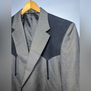 Circle S 5 Star Series Western Rockabilly Blazer Sport Coat Yokes Jacket 48R